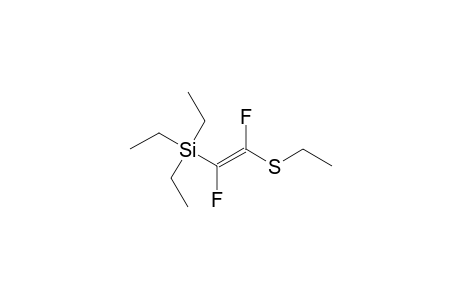 Silane, triethyl[2-(ethylthio)-1,2-difluoroethenyl]-, (E)-