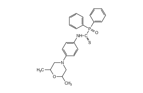 4'-(2,6-dimethylmorpholino)-1-(diphenylphosphinyl)thioformanilide