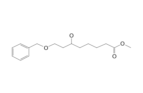 Octanoic acid, 8-(benzyloxy)-6-hydroxy-, methyl ester