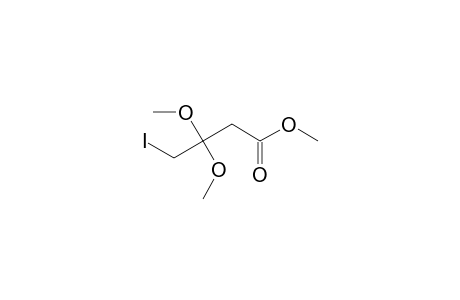 Methyl 4-iodo-3,3-dimethoxybutanoate