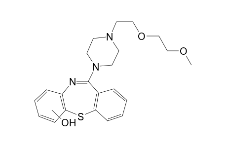 Quetiapine-M (methoxy-HO-) MS2