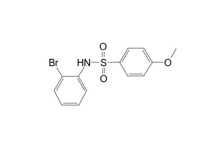 N-(2-bromophenyl)-4-methoxybenzenesulfonamide