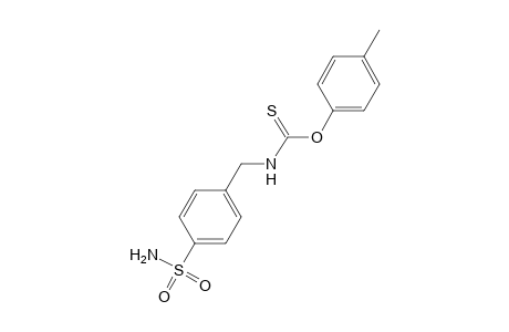 (p-SULFAMOYLBENZYL)THIOCARBAMIC ACID, O-p-TOLYL ESTER