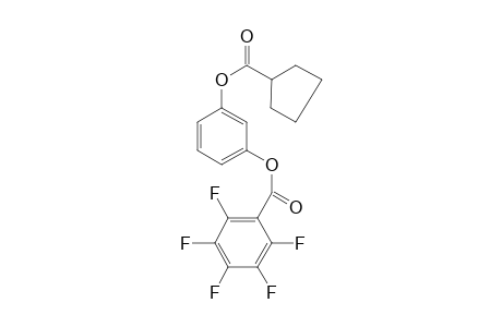 1,3-Benzenediol, o-cyclopentanecarbonyl-o'-pentafluorobenzoyl-