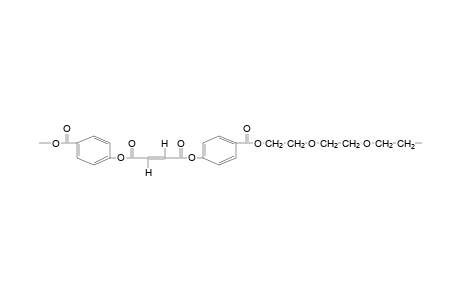 Poly(oxybenzoyloxyfumaroyloxybenzoyloxyethyleneoxyethylene)