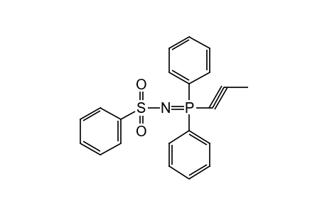 N-[diphenyl(1-propynyl)phosphoranylidene]benzenesulfonamide