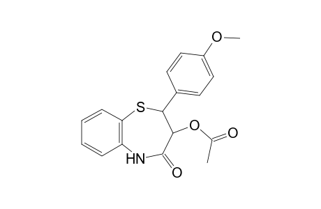 Benzo[b][1,4]thiazepin-4(5H)-one, 2,3-dihydro-3-acetoxy-2-(4-methoxyphenyl)-