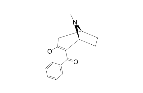 2-BENZOYL-8-METHYL-8-AZABICYCLO-[3.2.1]-OCT-2-EN-3-OL