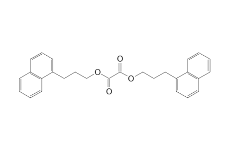 oxalic acid, bis[3-(1-naphthyl)propyl]ester