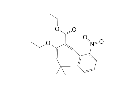 Ethyl (2E,3E)-3-ethoxy-5,5-dimethyl-2-(2-nitrobenzylidene)hex-3-enoate