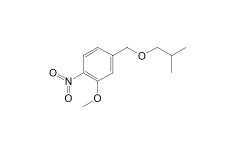 3-Methoxy-4-nitrobenzyl alcohol, 2-methylpropyl ether