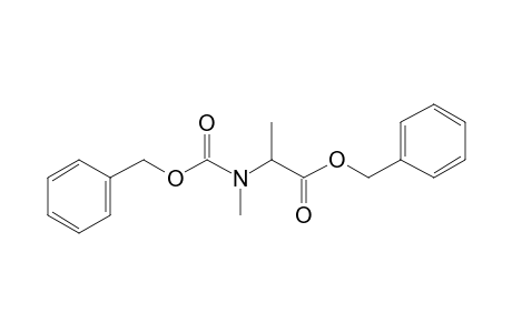 Alanine, N-methyl-N-benzyloxycarbonyl-, benzyl ester