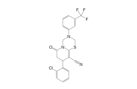 2H,6H-pyrido[2,1-b][1,3,5]thiadiazine-9-carbonitrile, 8-(2-chlorophenyl)-3,4,7,8-tetrahydro-6-oxo-3-[3-(trifluoromethyl)phenyl]-