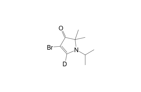 3H-Pyrrol-3-one-5-d, 4-bromo-1,2-dihydro-2,2-dimethyl-1-(1-methylethyl)-