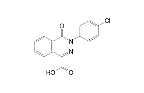 3-(p-CHLOROPHENYL)-3,4-DIHYDRO-4-OXO-1-PHTHALAZINECARBOXYLIC ACID