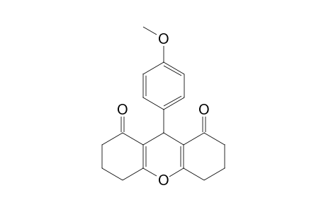 9-(4-methoxyphenyl)-3,4,5,6,7,9-hexahydro-1H-xanthene-1,8(2H)-dione