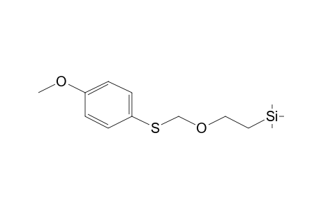 (2-([(4-Methoxyphenyl)sulfanyl]methoxy)ethyl)(trimethyl)silane
