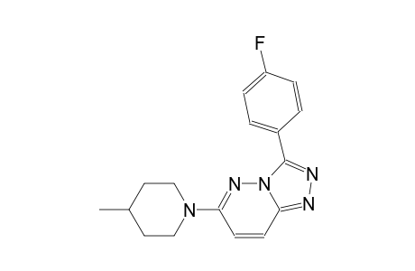 [1,2,4]triazolo[4,3-b]pyridazine, 3-(4-fluorophenyl)-6-(4-methyl-1-piperidinyl)-