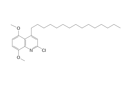 2-chloro-5,8-dimethoxy-4-pentadecylquinoline