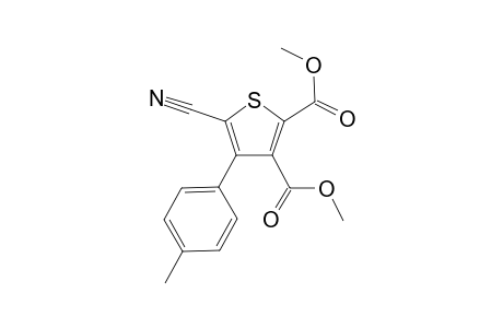 Dimethyl 5-Cyano-4-(4-methylphenyl)thiophene-2,3-dicarboxylate