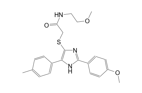 acetamide, N-(2-methoxyethyl)-2-[[2-(4-methoxyphenyl)-5-(4-methylphenyl)-1H-imidazol-4-yl]thio]-