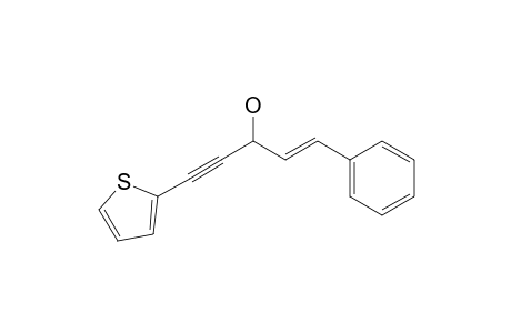 (E)-1-[2'-Thienyl]-3-hydroxy-5-phenyl-4-penten-1-yne