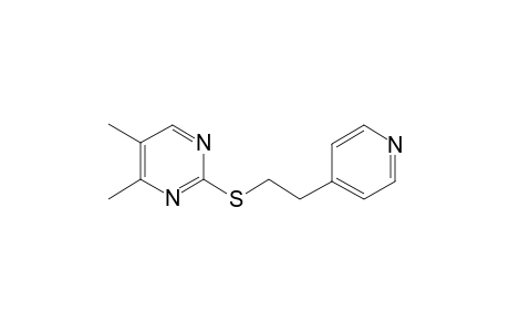 4,5-Dimethyl-2-([2-(4-pyridinyl)ethyl]sulfanyl)pyrimidine