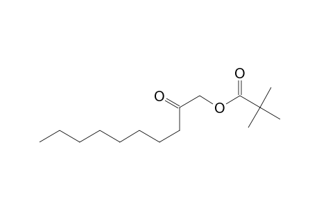 Propanoic acid, 2,2-dimethyl-, 2-oxodecyl ester