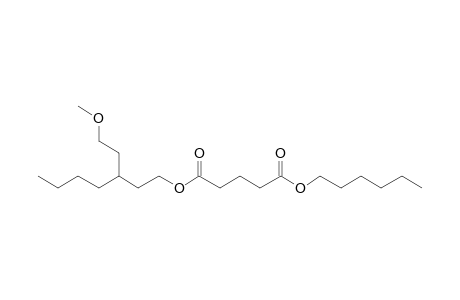 Glutaric acid, hexyl 3-(2-methoxyethyl)heptyl ester