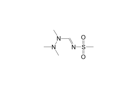 N-(methylsulfonyl)formimidic acid, trimethylhydrazide