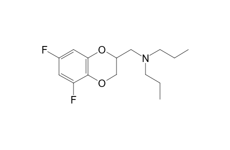 N-[(5,7-difluoro-2,3-dihydro-1,4-benzodioxin-2-yl)methyl]-N-propylpropan-1-amine