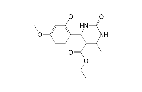 1,2,3,4-Tetrahydropyrimidine-5-carboxylic acid, 4-(2,4-dimethoxyphenyl)-6-methyl-2-oxo-, ethyl ester