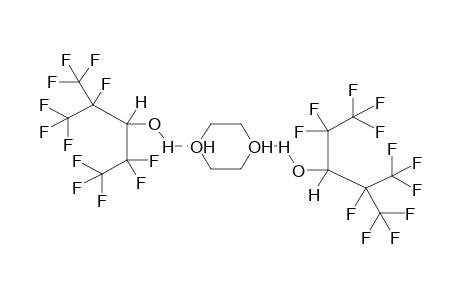 3-HYDROPERFLUORO-2-METHYL-3-PENTANOL-1,4-DIOXANE 2:1 COMPLEX