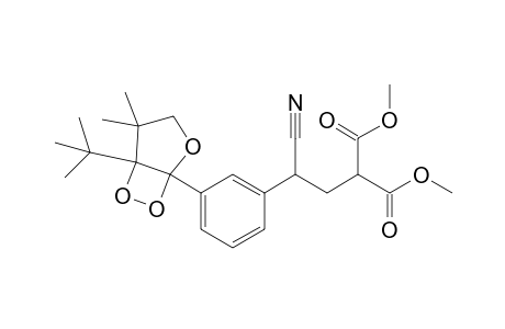 5-tert-Butyl-1-{3-[1-cyano-3,3-bis(methoxycarbonyl)propyl]phenyl}-4,4-dimethyl-2,6,7-trioxabicyclo[3.2.0]heptane