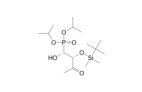 Phosphonic acid, [2-[[(1,1-dimethylethyl)dimethylsilyl]oxy]-1-hydroxy-3-oxobutyl]-, bis(1-methylethyl) ester, (R*,R*)-(.+-.)-