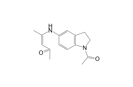 (3Z)-4-[(1-Acetyl-2,3-dihydro-1H-indol-5-yl)amino]-3-penten-2-one