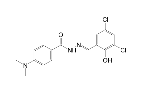 p-(dimethylamino)benzoic acid, (3,5-dichlorosalicylidene)hydrazide