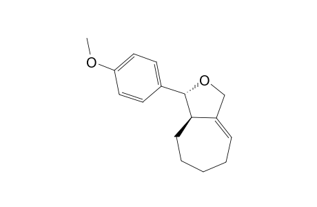 (-)-(3R,3AR)-3-(4-METHOXYPHENYL)-3,3A,4,5,6,7-HEXAHYDRO-1H-CYCLOHEPTA-[C]-FURAN