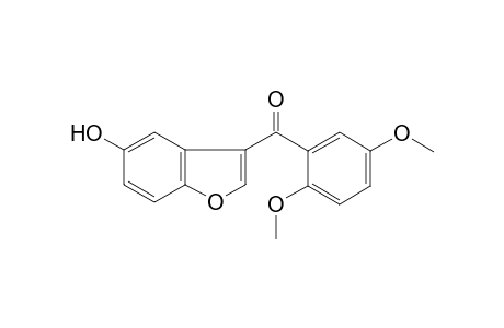 (2,5-Dimethoxyphenyl)(5-hydroxy-1-benzofuran-3-yl)methanone