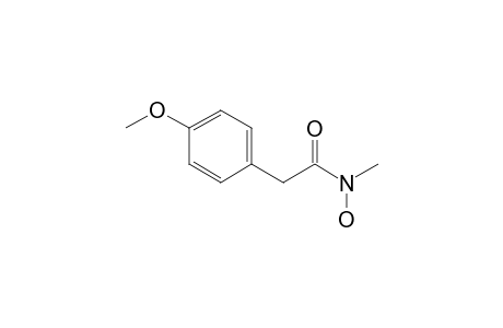 2-(4-Methoxyphenyl)-N-methyl-N-oxidanyl-ethanamide