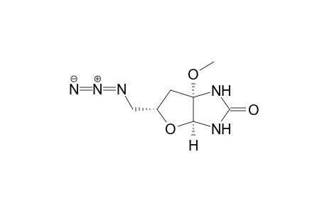 (3aS,5S,6aS)-5-(azidomethyl)-6a-methoxy-3,3a,5,6-tetrahydro-1H-furo[2,3-d]imidazol-2-one