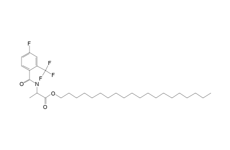 D-Alanine, N-(4-fluoro-2-trifluoromethylbenzoyl)-, eicosyl ester