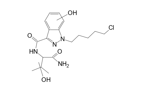 5-Cl-AB-PINACA-M (di-HO-) MS2