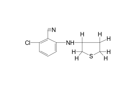 6-chloro-N-(tetrahydro-3-thienyl)anthranilonitrile