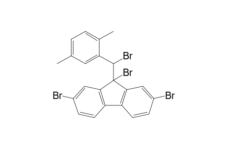 2,7,9-tribromo-9-[bromo-(2,5-dimethylphenyl)methyl]fluorene