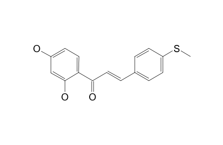 1-(2, 4-Dihydroxy-phenyl)-3-(4-methylthio-phenyl)-propene-l-one