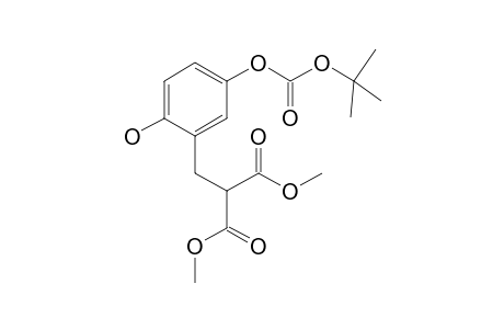 2-[2,2-(Dimethoxycarbonyl)ethyl]-4-(tert-butoxtcarbonyloxy)phenol