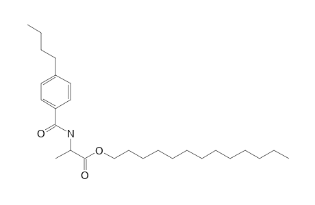 D-Alanine, N-(4-butylbenzoyl)-, tridecyl ester