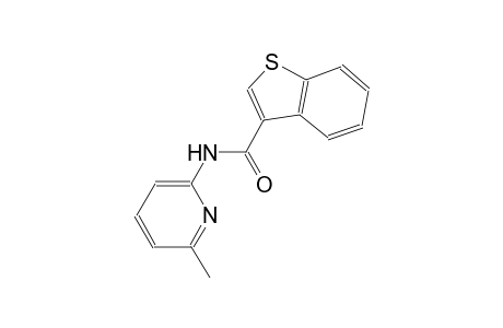 N-(6-methyl-2-pyridinyl)-1-benzothiophene-3-carboxamide