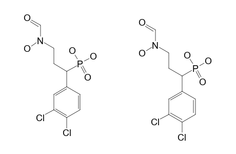 [1-(3,4-DICHLOROPHENYL)-3-(N-HYDROXYFORMAMIDO)-PROPYL]-PHOSPHONIC-ACID;MAJOR-ISOMER